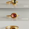 Pink Tourmaline Ring in 24K Pure Solid Gold, Gorgeous Bezel Set Statement Solitaire, Elegant Gemstone Jewelry